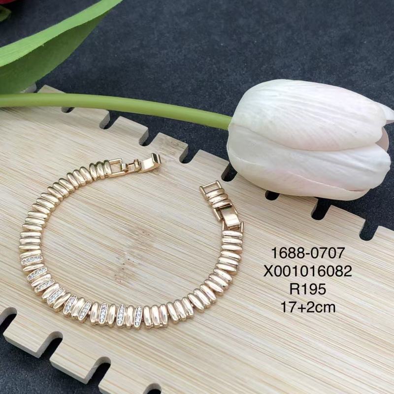 Pulsera con Eslabones de Gota de Aleación de Zinc