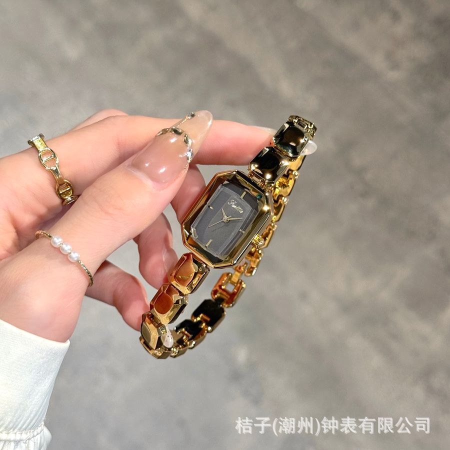 Scottie詩高迪9610h小方糖軽豪華女性サラリーマンビジネスファッション角型石英腕時計