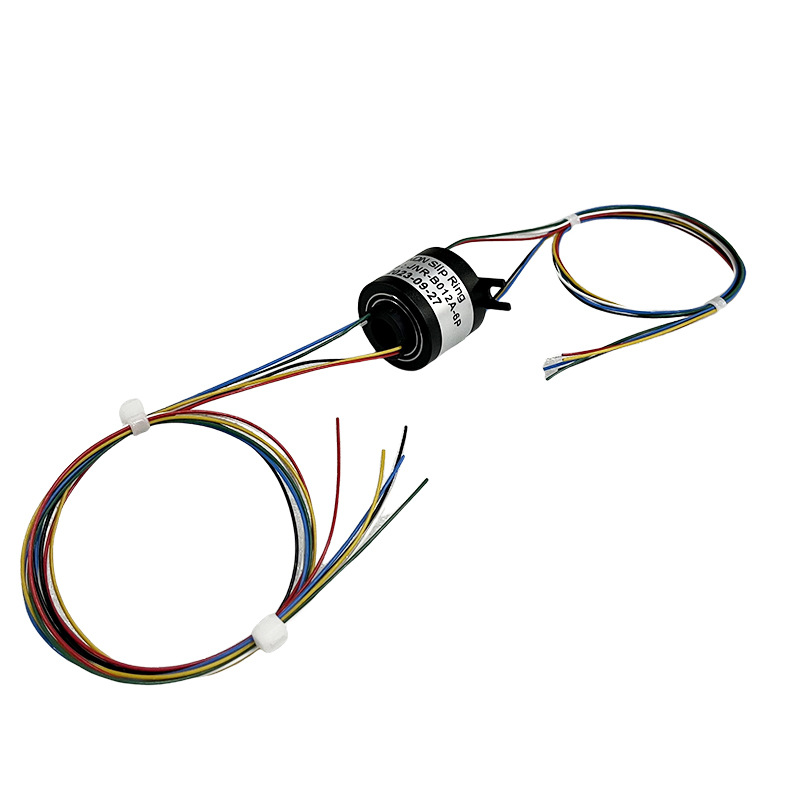 导电滑环电动机旋转接头集电环标准件免费设计方案6线12线滑环