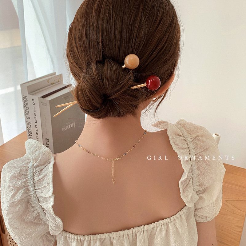 Elegante Metall Haarnadel Für Den Dutt Für Den Alltag_voghion.com