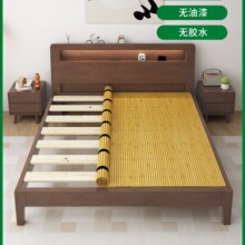 折叠竹板床板垫片整块凉席加硬护腰硬竹床垫实木