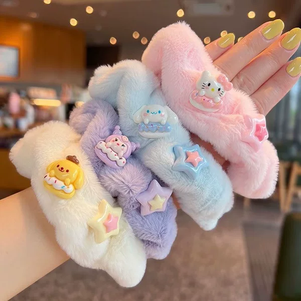 New Plush Cartoon Hair Band Cute Girl Hair Band Hair Accessories