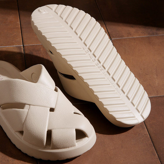 2025 New Soft-Soled Birkenstock Shoes for Men, Summer Outer Wear, Non-Slip Fashionable Beach Shoes for Work, Baotou Sandals and Slippers for Women