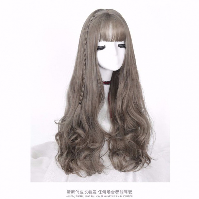 라이트 브라운 프리 [헤어네트+머리핀]