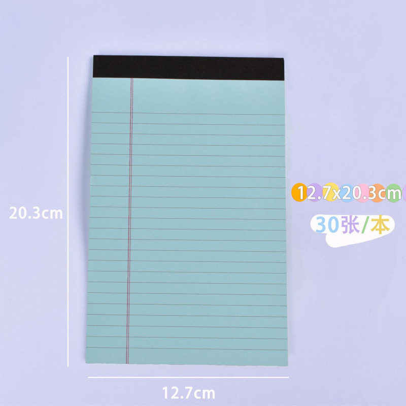 Spot al por mayor libro de papel puede desgarrar a5 papel libreta de notas de papel de línea horizontal de vuelta arriba libreta de notas portátil de notas