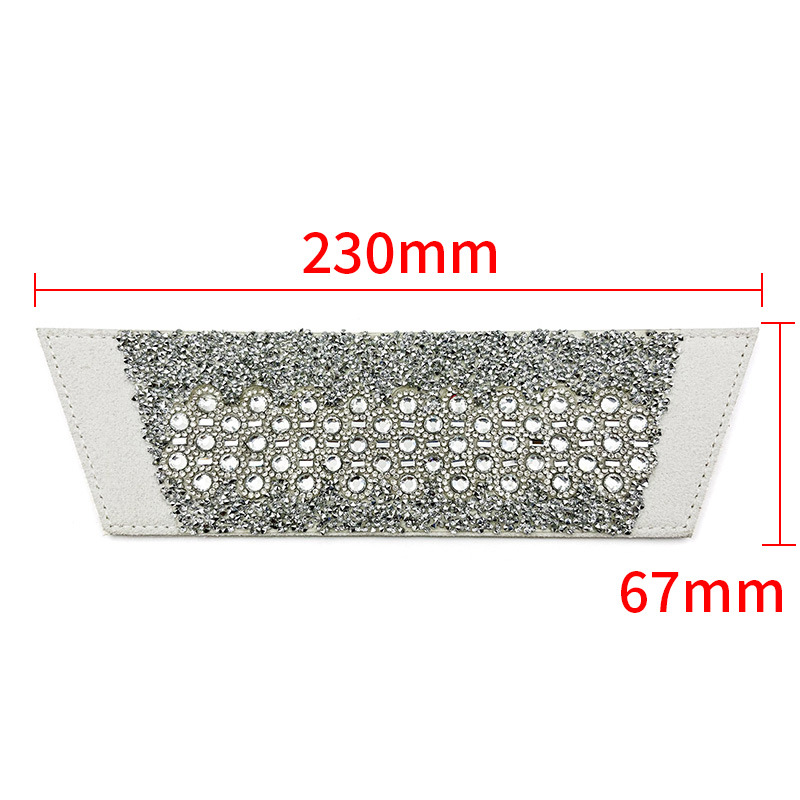 Nuevos accesorios de zapato DIY una sola forma de sandalias de diamante semiacabados zapatillas taladro superior
