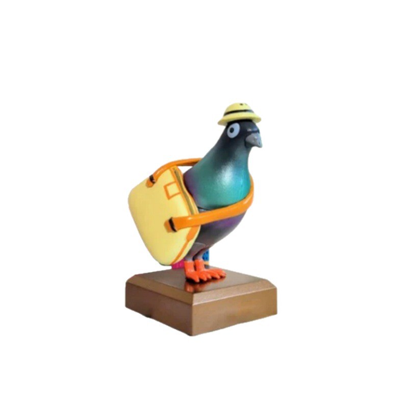 跨境新品Mini Office Pigeon迷你办公室信鸽装饰家居桌面树脂摆件|undefined