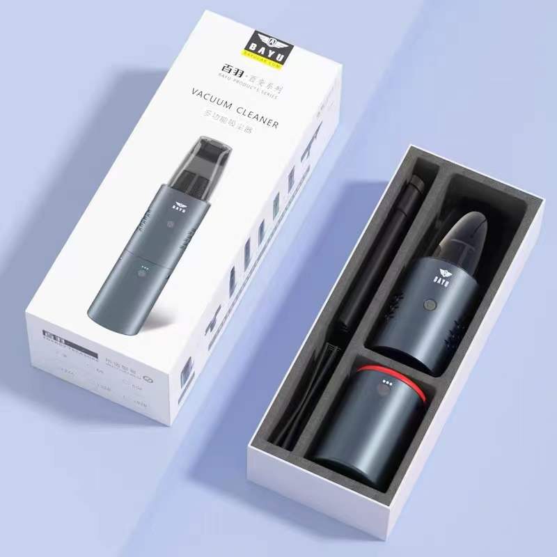 百羽无线车载吸尘器便携式充电车用家用手持神器小型大功率大吸力
