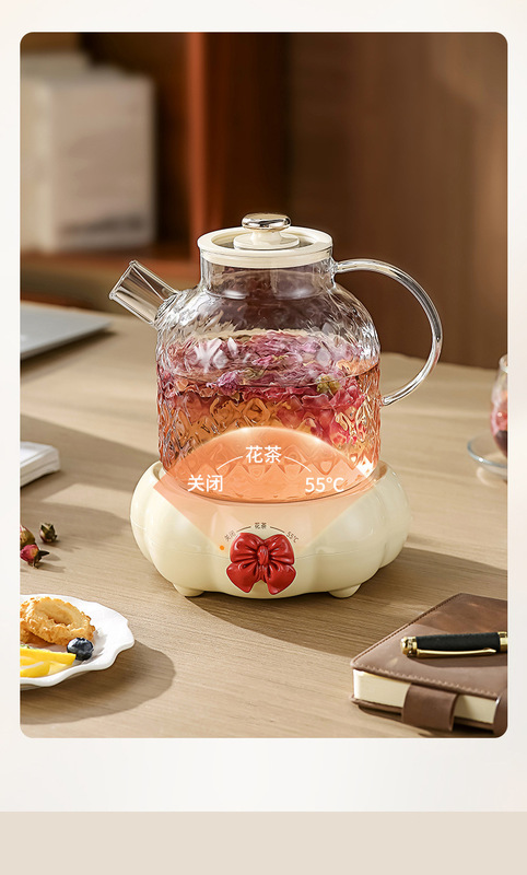 【秋季上新】全玻璃新款养生壶家用花茶壶炖煮多功能办公室烧水壶|undefined