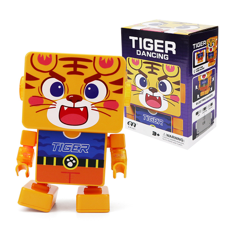 Juguetes eléctricos de monos bailados, cuadros de juguetes, robots, luces, música, regalos para niños, al por mayor transfronterizos