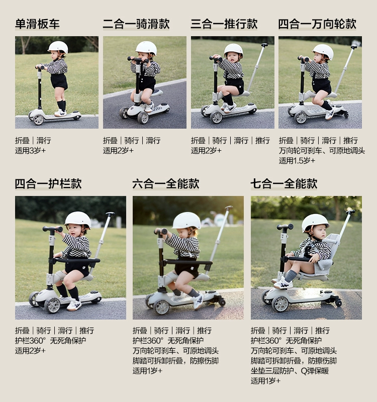 Children's scooter for early age, 6 years
