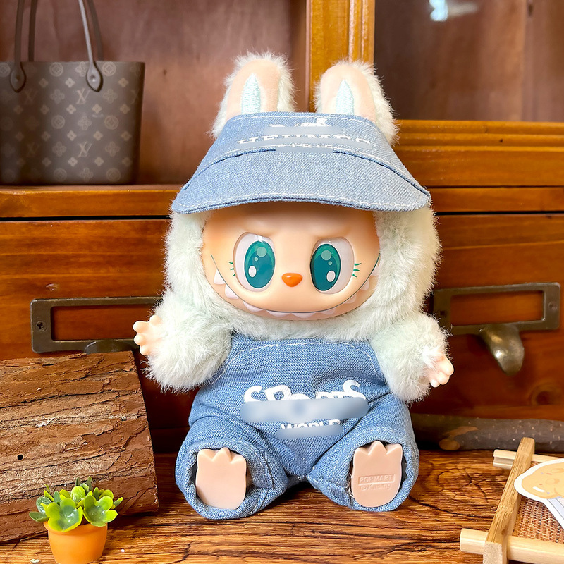 仅衣服适用labubu娃衣一二代坐坐派对潮流服饰换装公仔玩偶娃衣服|undefined