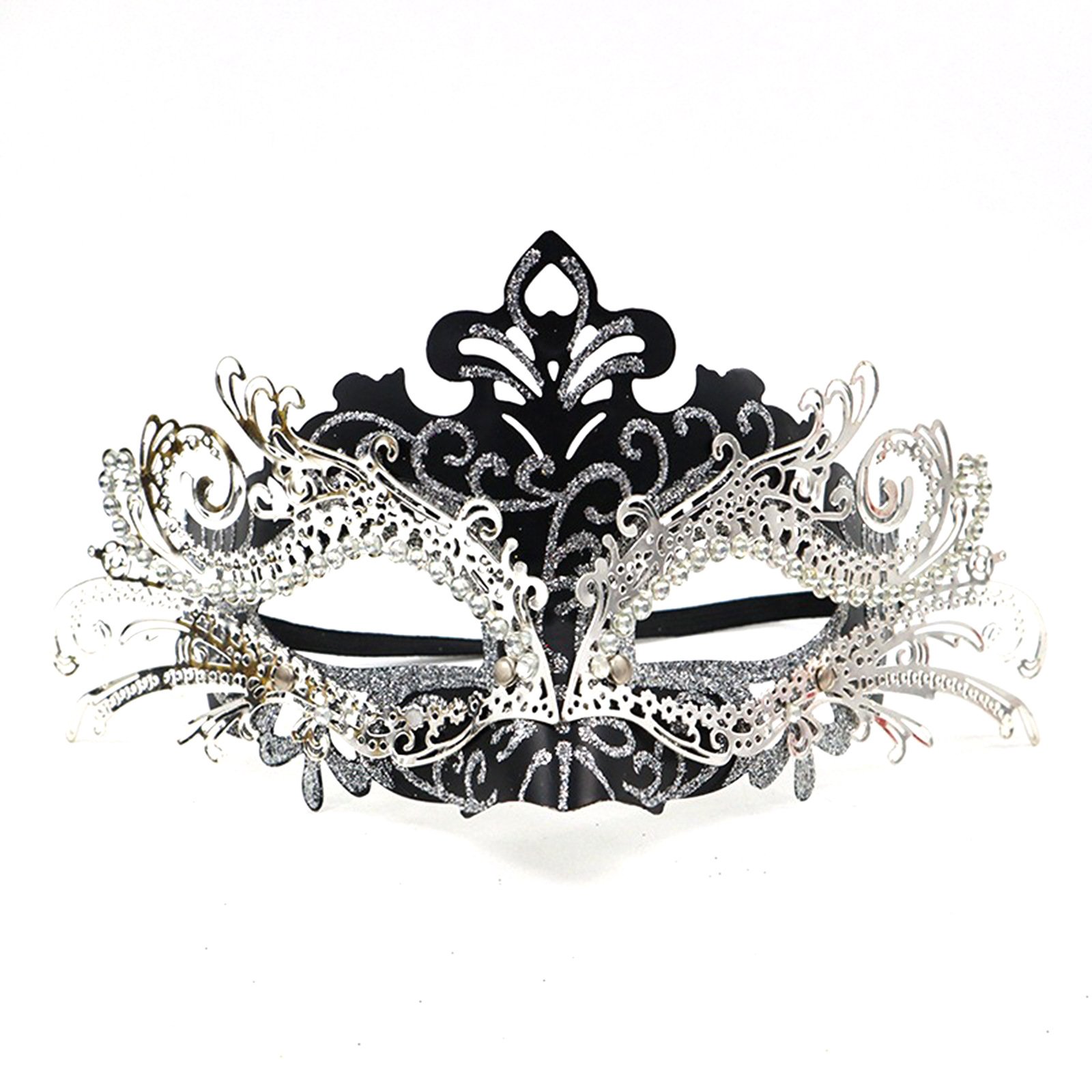 Ventas transfronterizas máscaras de hierro forjado de plástico de alta calidad máscaras de maquillaje de plástico pintadas máscaras de carnaval