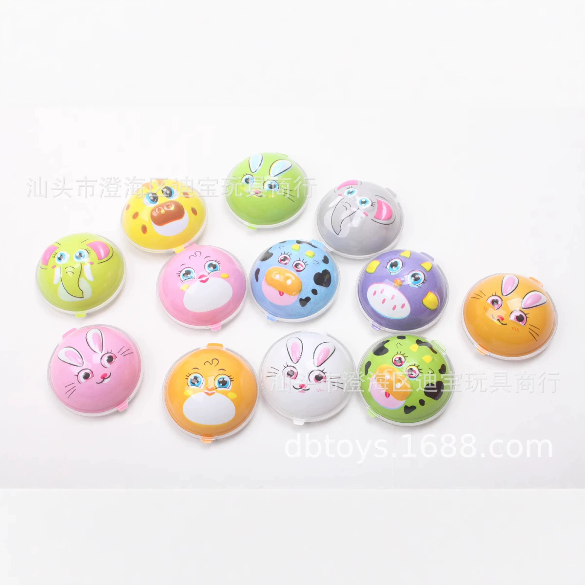 4.5cm Цветная оболочка с изображением животного, автомобиль 50 мм, гашапон, игрушка в подарок