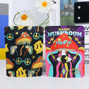 Customized Digital Printing Hot Stamping Matte Tobacco Candy Ziplock Bag Anti-Kids Zipper Uv Laser Snack Packaging Bag