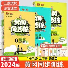 2024春万向小学黄冈同步练语文数学英语一二三四五六年级上册下册