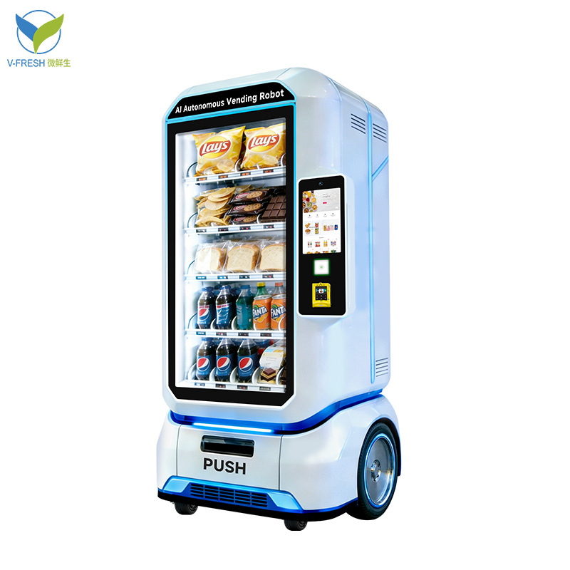 Автономный робот-вендинговый аппарат Micro Fresh Fresh с ИИ