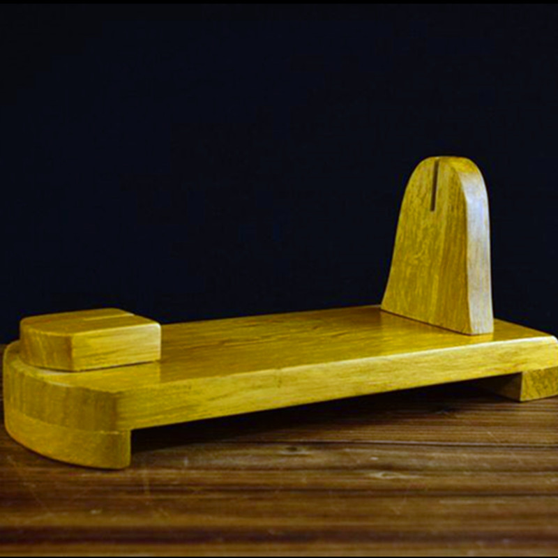 Longquan Kitchen Knife Display Stand Solid Rosewood Kitchen Knife Holder Single Stand 3-4 Piece Set Display Frame Rosewood Chicken Wing Wood