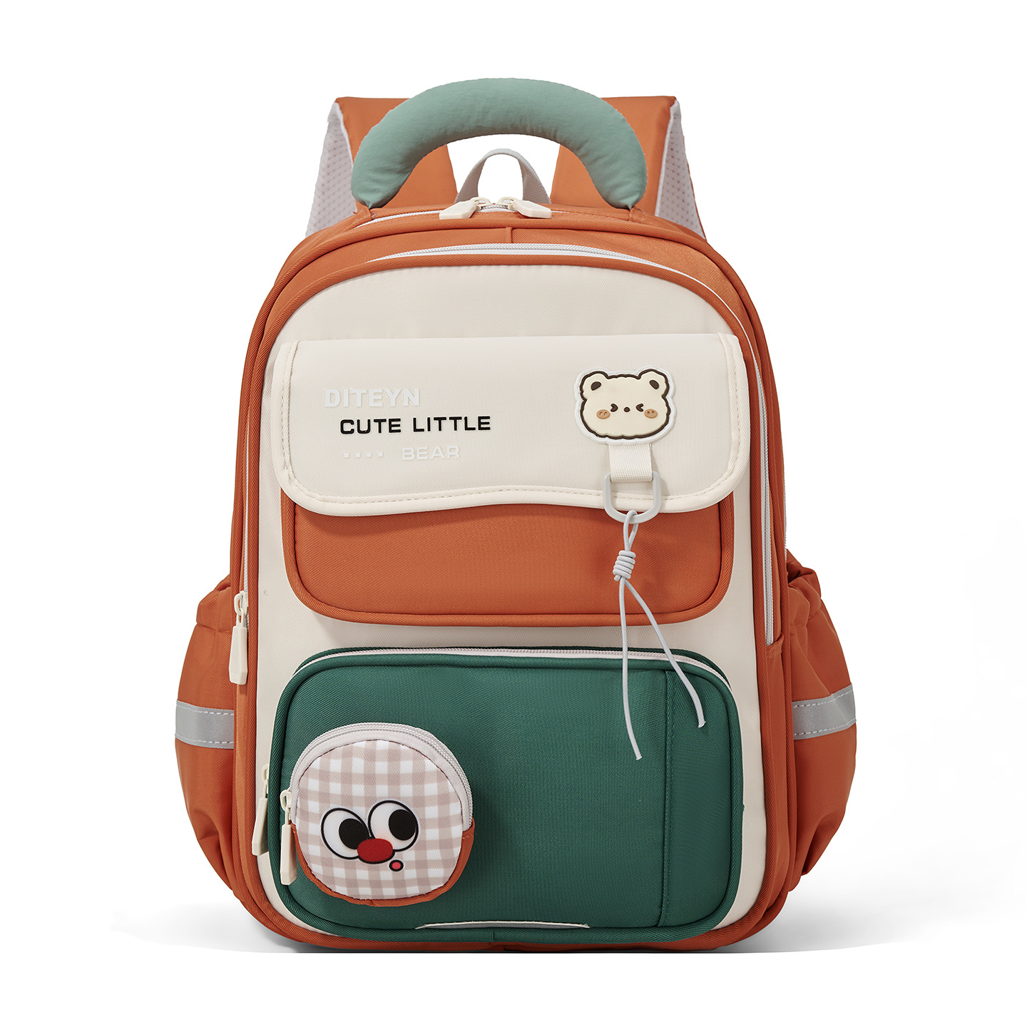 Mochila escolar, mochila transpirable para niños, grados 1 - 3 - 6 para reducir la carga, gran capacidad, ultraligera.