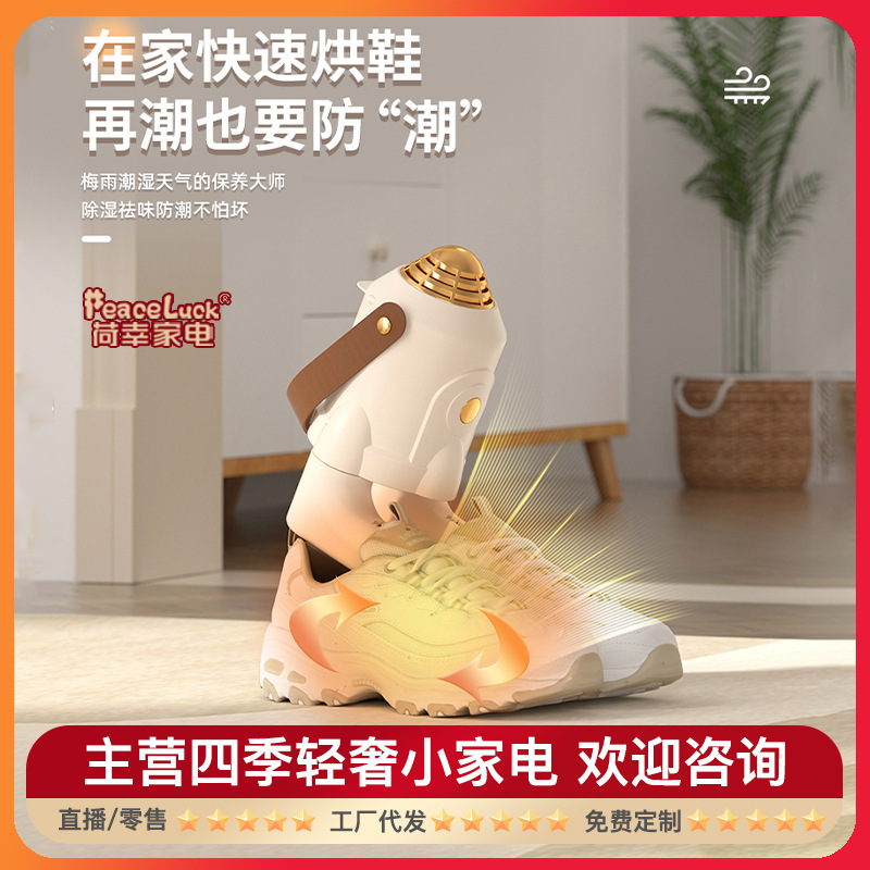 Cross-Border New Dryer, Shoe Dryer, Multi-Functional Clothes Dryer, Foot Warmer, Foldable, Dehumidification, Odor Removal, Quick-Drying Shoe Dryer