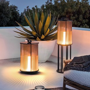 Solar lawn lamp outdoor waterproof floor lamp portable homestay villa garden lamp sales department led landscape lamp