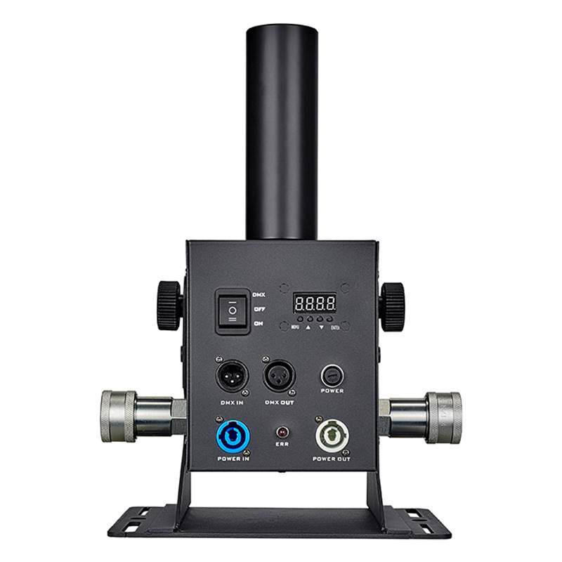 12 LED dióxido de carbono máquina de columna de bar atmósfera de discoteca rociador de humo de color KTV espectáculo máquina de niebla de hielo seco