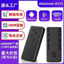外贸盒子H313网络机顶盒5G双频WIFI蓝牙安卓10高清电视盒tvbox