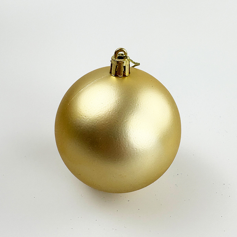 メーカー直販ばら積クリスマスボール4/6/8/10cmクリスマスツリー吊り下げボール飾りプラスチックメッキボール|undefined