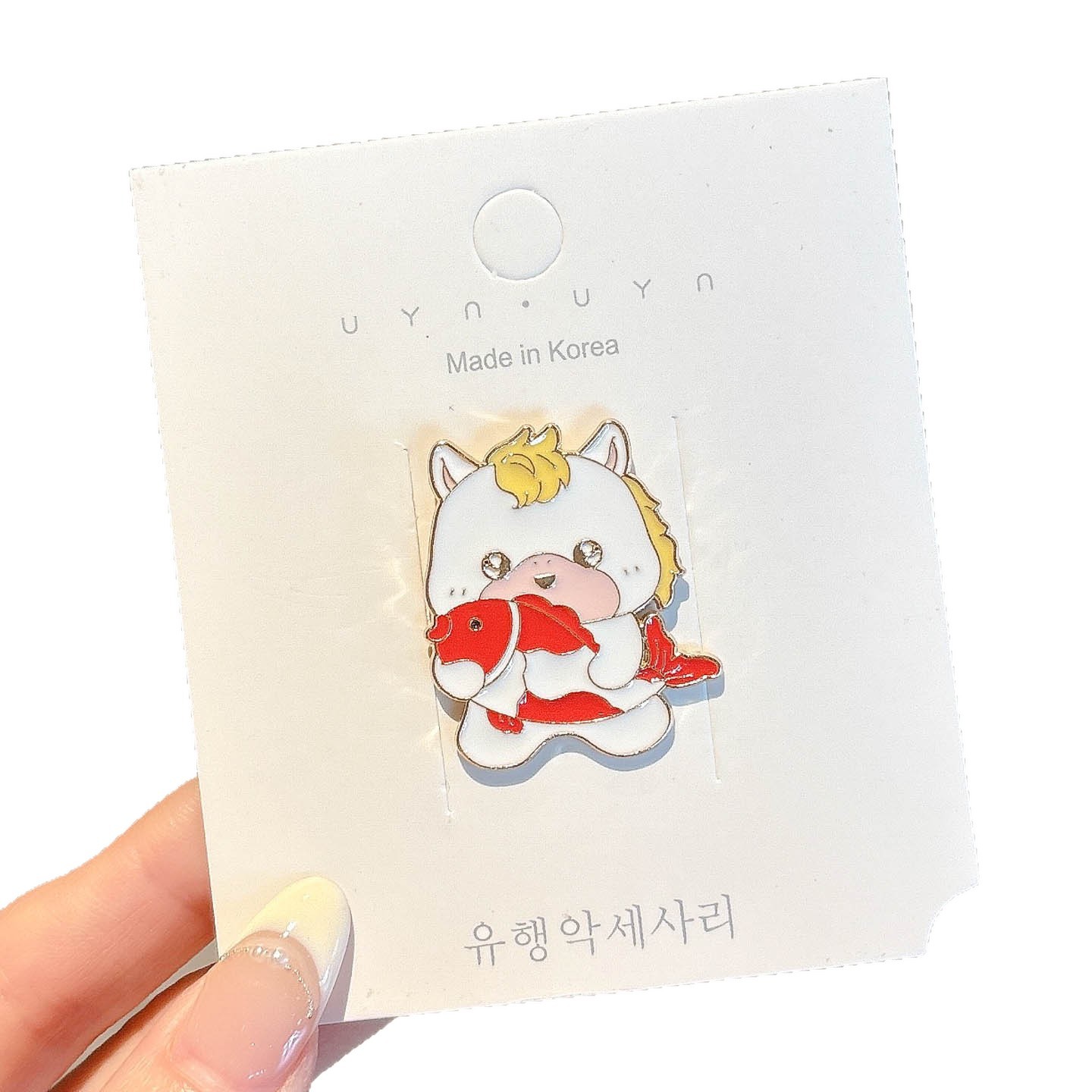 2026 año del caballo broche año nuevo año de la vida adorable cartón de dibujos animados insignia de metal bolsa ropa decoración regalos al por mayor