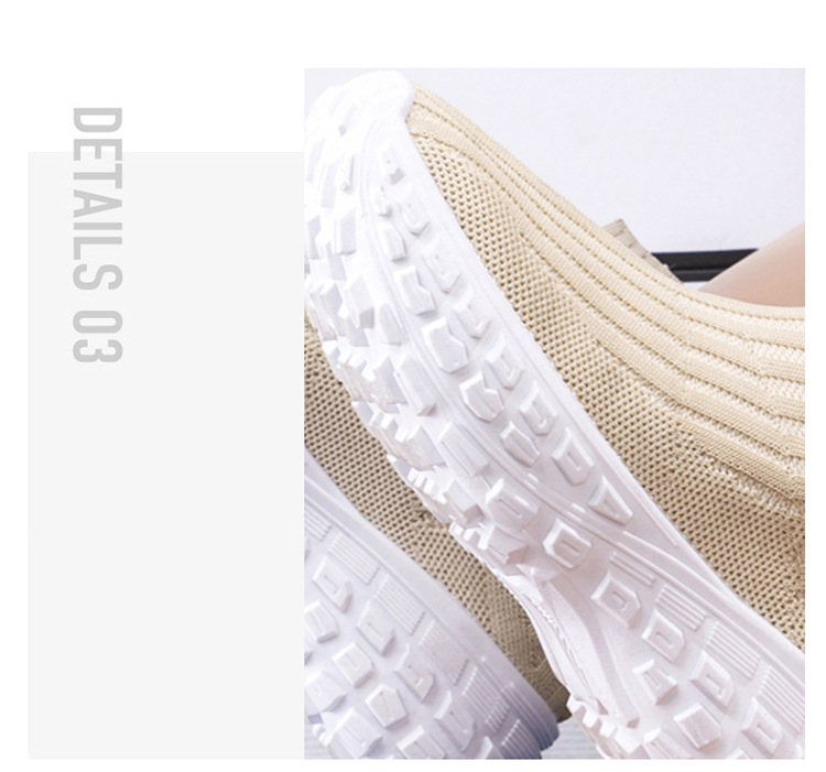 Spring And Autumn New Light Ladies Solid Bottom Socks Shoes High Top Sports Breathable Mesh Wholesale_voghion.com