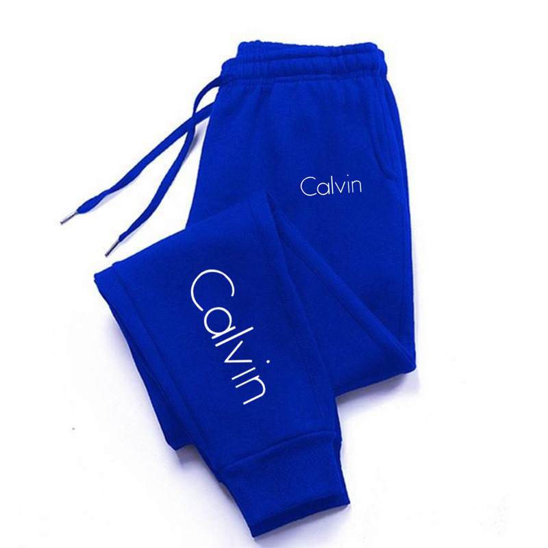 New Cross-Border Versatile Jogger Fashion Loose Sweatpants Unisex Casual Fleece-Lined Sports Pants Comfortable Fitness Long Pants