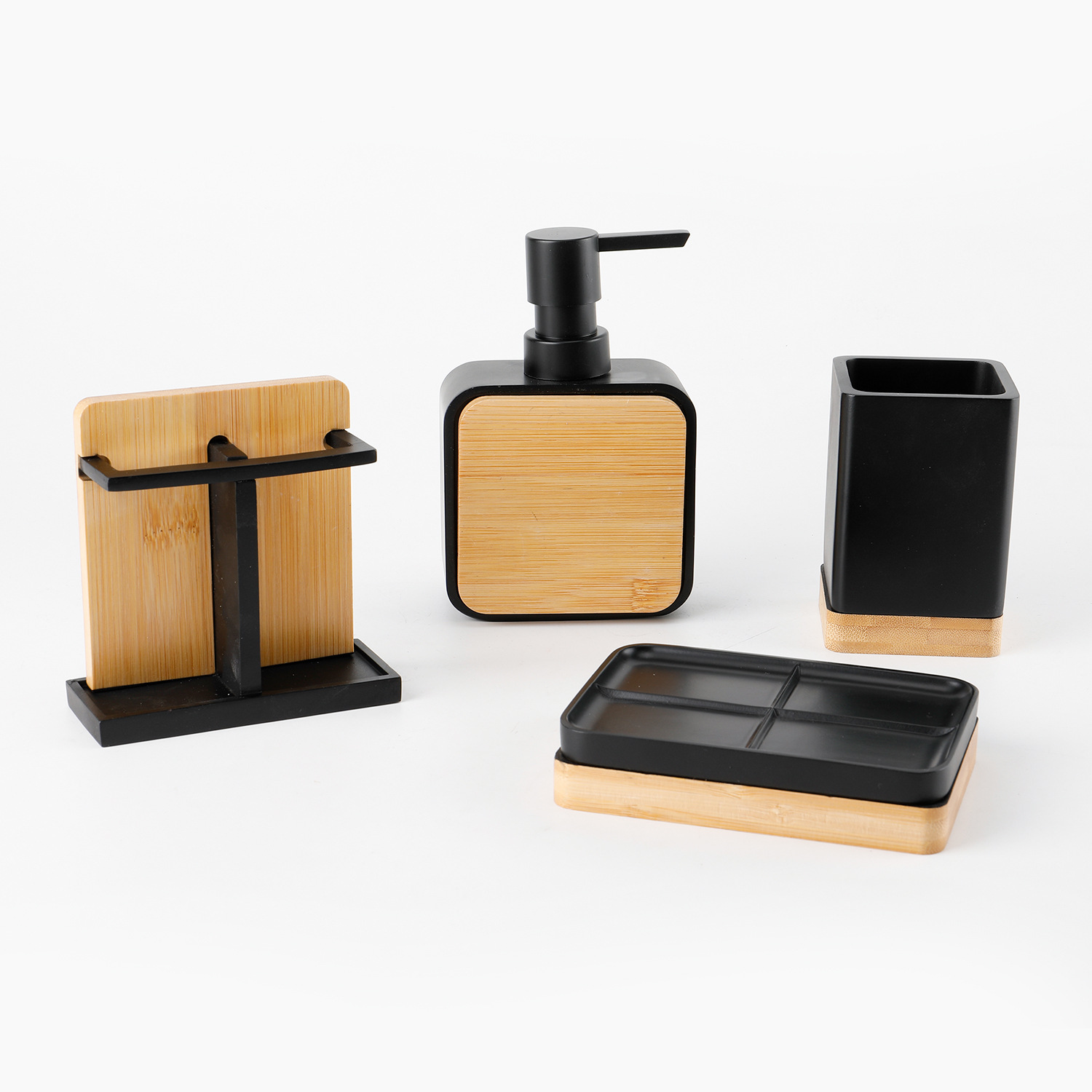 Venta caliente transfronteriza Juego de baño de resina para el hogar nórdico Botella de desinfectante de manos con patrón de mármol Juego de lavado de baño de cuatro piezas