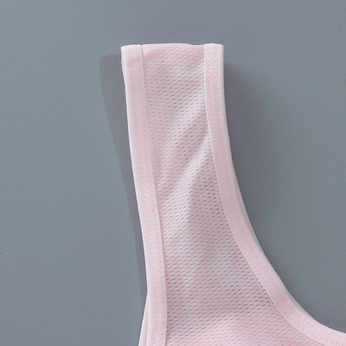 Children's vest summer breathable mesh bra for elementary school students, middle-aged children and girls, chest straps, pure cotton