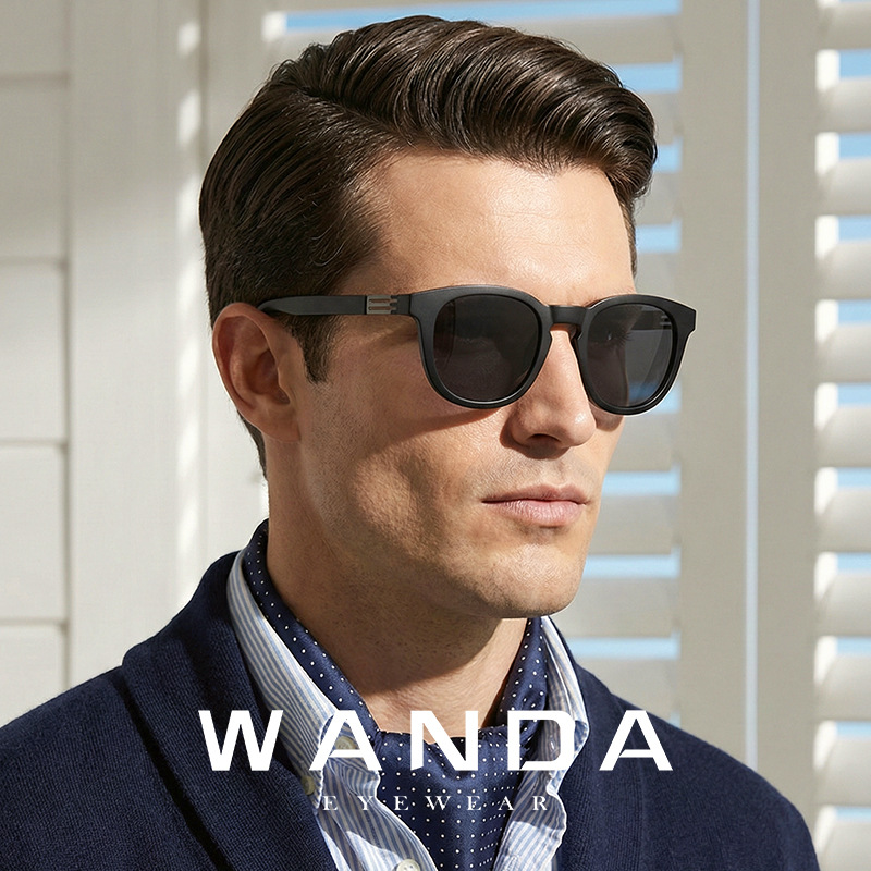Nuevas gafas de sol magnéticas plegables polarizadas S33101, las más vendidas transfronterizas, con protección contra la luz azul, se pueden adaptar con lentes graduadas.