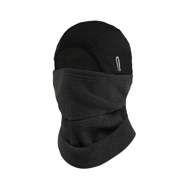 Invierno ciclismo respirado frío a prueba de viento máscara facial de pelúcia máscara facial de esquí de motocicleta calentamiento cubierta