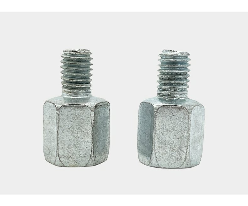 Electric Vehicle Motorcycle Rearview Mirror Conversion Screw 8mm 10mm Reverse Thread Adapter Heightening Canopy Modification Nut
