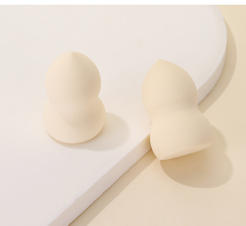 LMLTOP Gourd Powder Puff, single set, Soaked in water, Dry and wet dual-purpose, makeup and beauty, eggshell set, Eggshell set, TOP-070 undefined