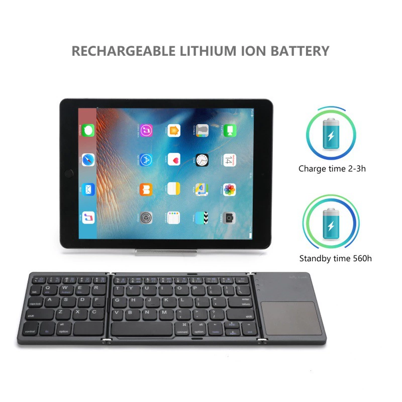 Jelly Comb faltbares Mini Bluetooth-Tastatur tragbar kabellose