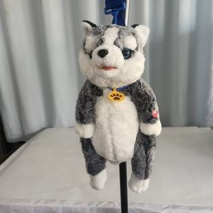 1 Electric Stuffed Simulation Animal Backpack Licking Dog Licking Cat Backpack Touch Stuffing Singing Toy Pet Bag