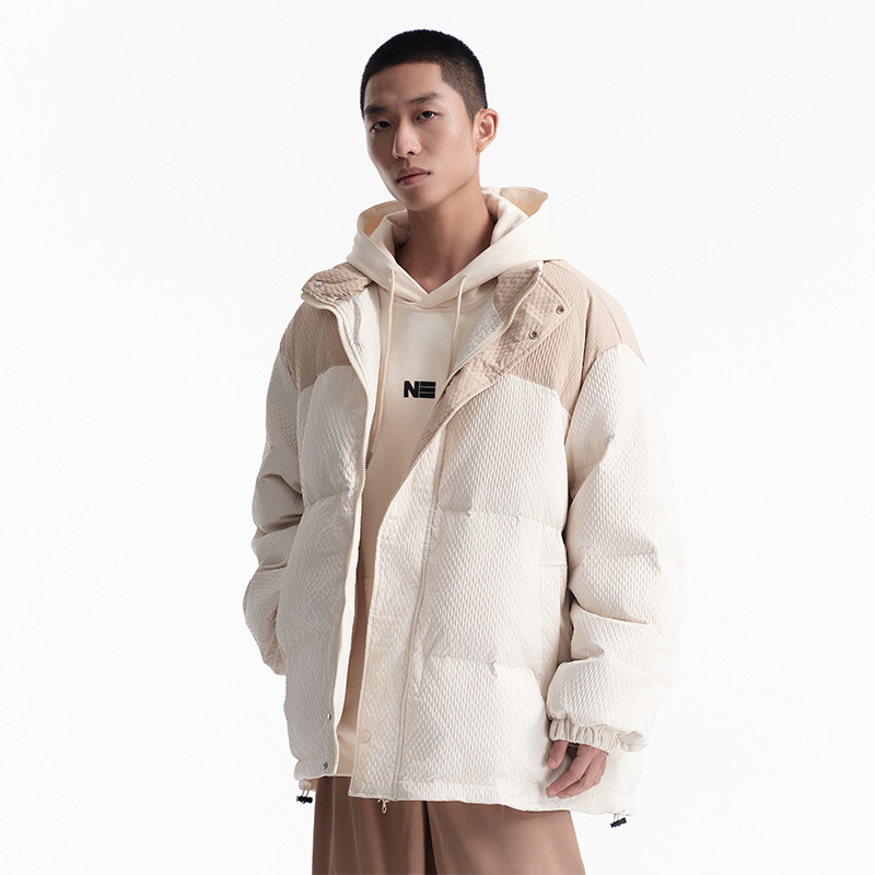 Winter Japanese retro down jacket with down
