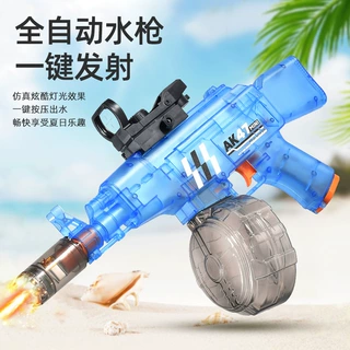 跨境AK47电动连发水枪M416水枪大容量高压滋水枪MP5儿童户外玩具