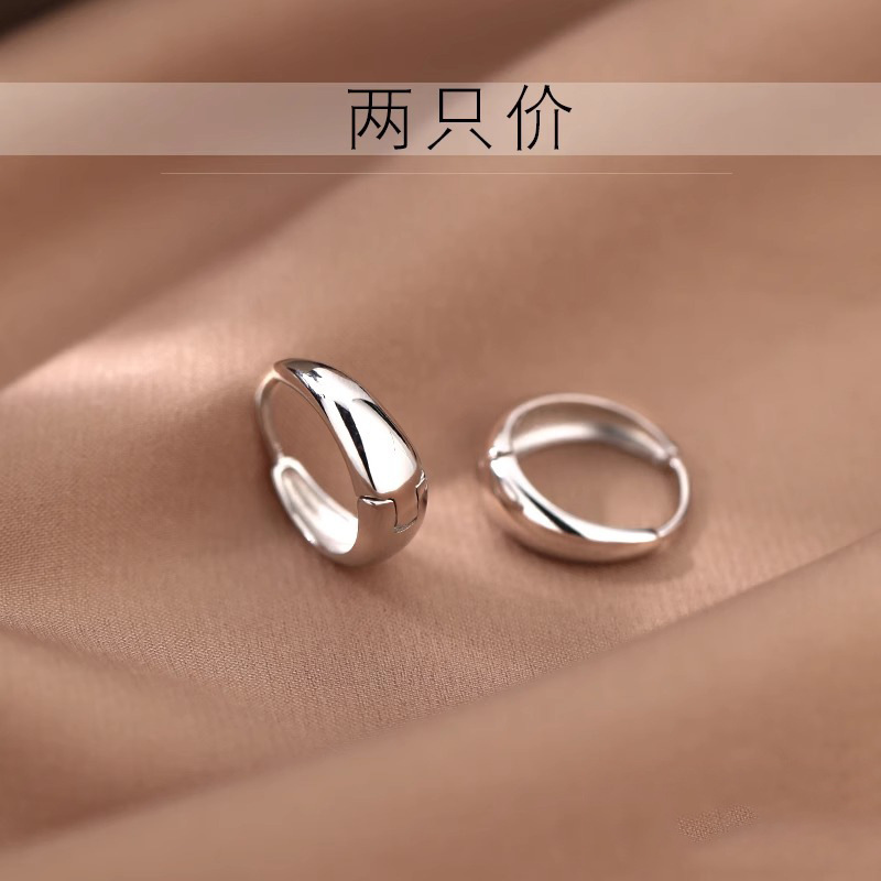 シンプルな個性の純銀の耳のボタンの軽い豪華な小さい大衆のイヤリングの女性の2024の新型の爆発の高級感の百合の気質の耳飾り|undefined