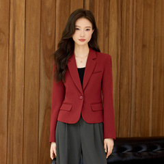 时尚韩版秋装设计感西装外套女2025年秋季新款气质通勤小个子西服