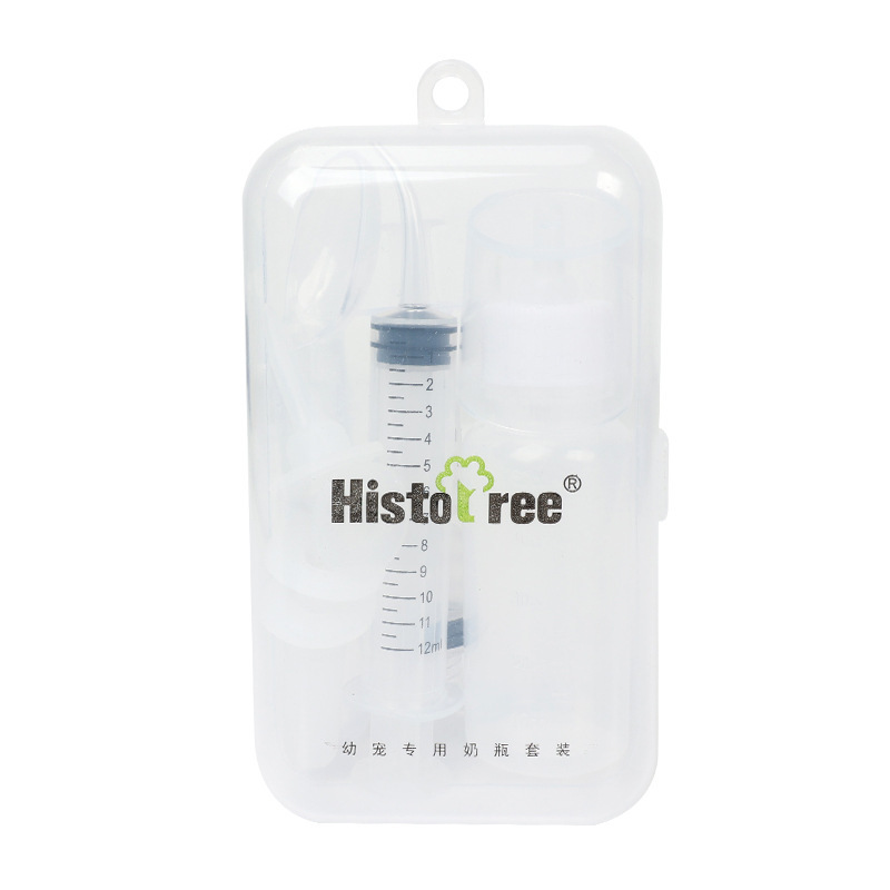 Set de biberones para alimentar perros y gatos, dispositivo universal para alimentar gatitos y cachorros, tetina de silicona con cepillo para biberones, biberones al por mayor