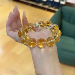 証明書付き卸売シトリンオタクの富と富のブレスレット、同じスタイルのクリスタルエネルギーのブレスレット、シトリンブレスレット