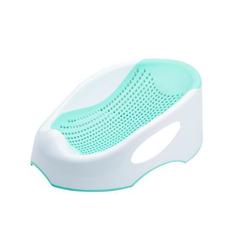 Newborn Baby Bathing Rack, Baby Sitting and Lying Down Non-Slip Plastic Silicone Bath Tub Universal Shower Bed Hanging Bath Bag