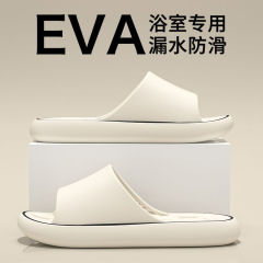 Women's Summer Open-Grid Drainage Quick-Dry Non-Slip Bathroom Slippers for Indoor Home Couples EVA Cool Slippers for Men