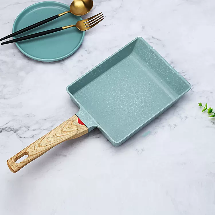 日式玉子烧麦饭石不粘锅玉子烧蛋卷锅方型日式平底锅煎蛋锅牛排锅