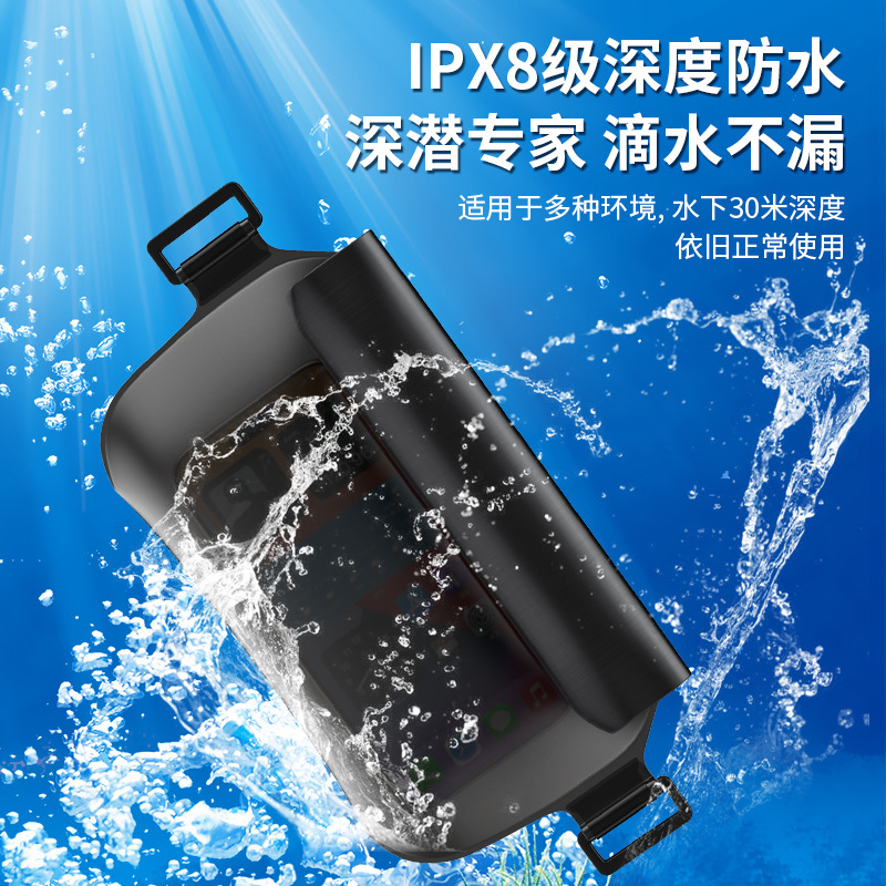 Bolsa a prueba de agua de gran capacidad para nadar puede bucear rafting polvo IPX8 bolsa a prueba de agua de teléfono móvil bolso TPU