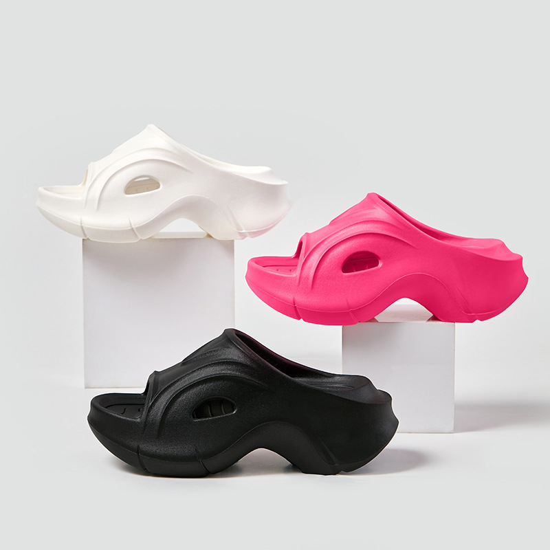 Women's Summer Thick Soled Sandals Beach Odor Resistant Height Increasing Korean Style Non Slip Versatile_vogvips.com